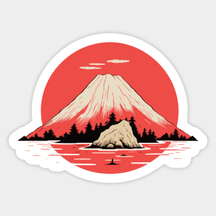 Whispers of Mt. Fuji Sticker